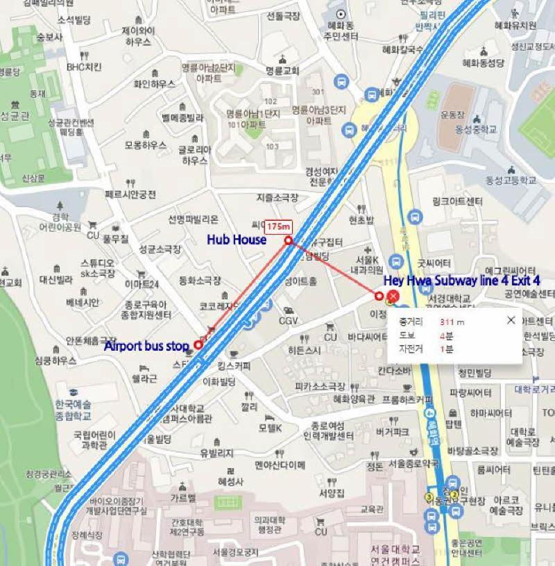 首爾 Hub House Livingtel旅舍 外观 照片