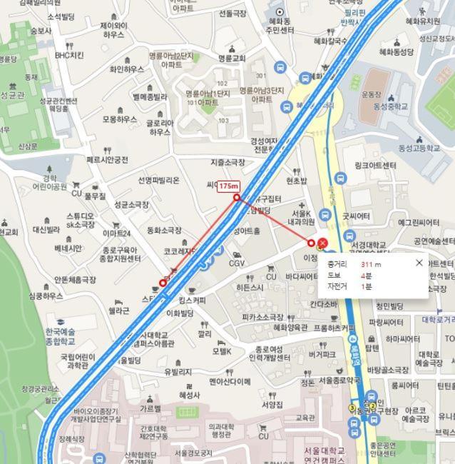 首爾 Hub House Livingtel旅舍 外观 照片
