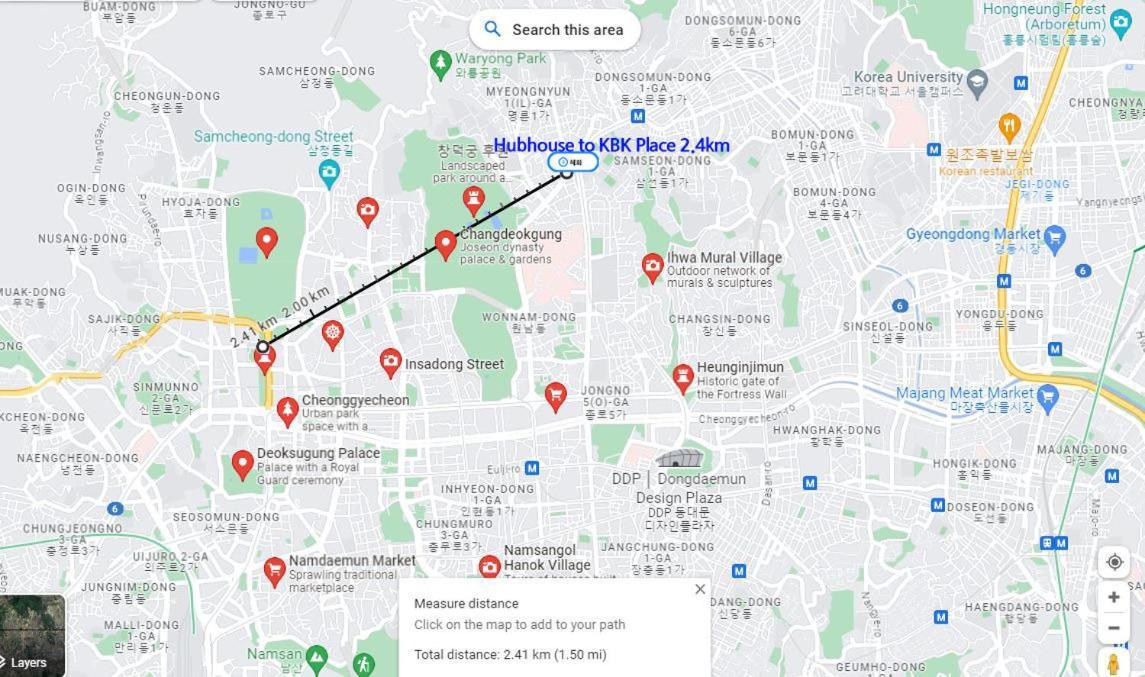 首爾 Hub House Livingtel旅舍 外观 照片
